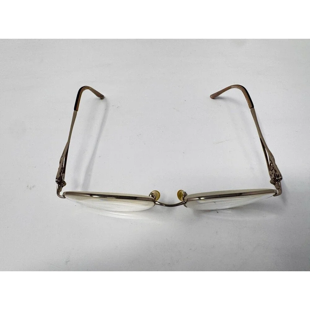 Tura MOD R104 Eyeglass Frames Only 53-18-135 Bronze Brown Semi Rimless